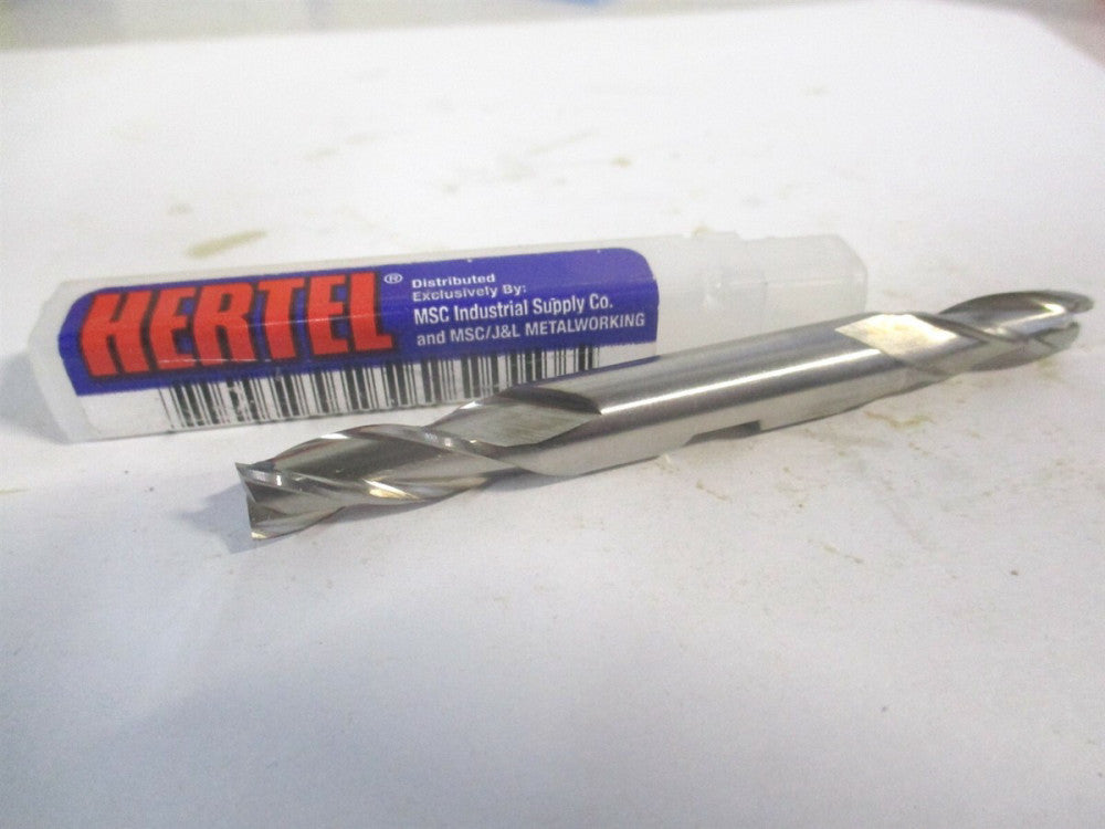 (E1052020) 5/16" x 3/4" x 3/8" x 3-1/2" OAL, 3 Flute, HSS RH Square End Mill 