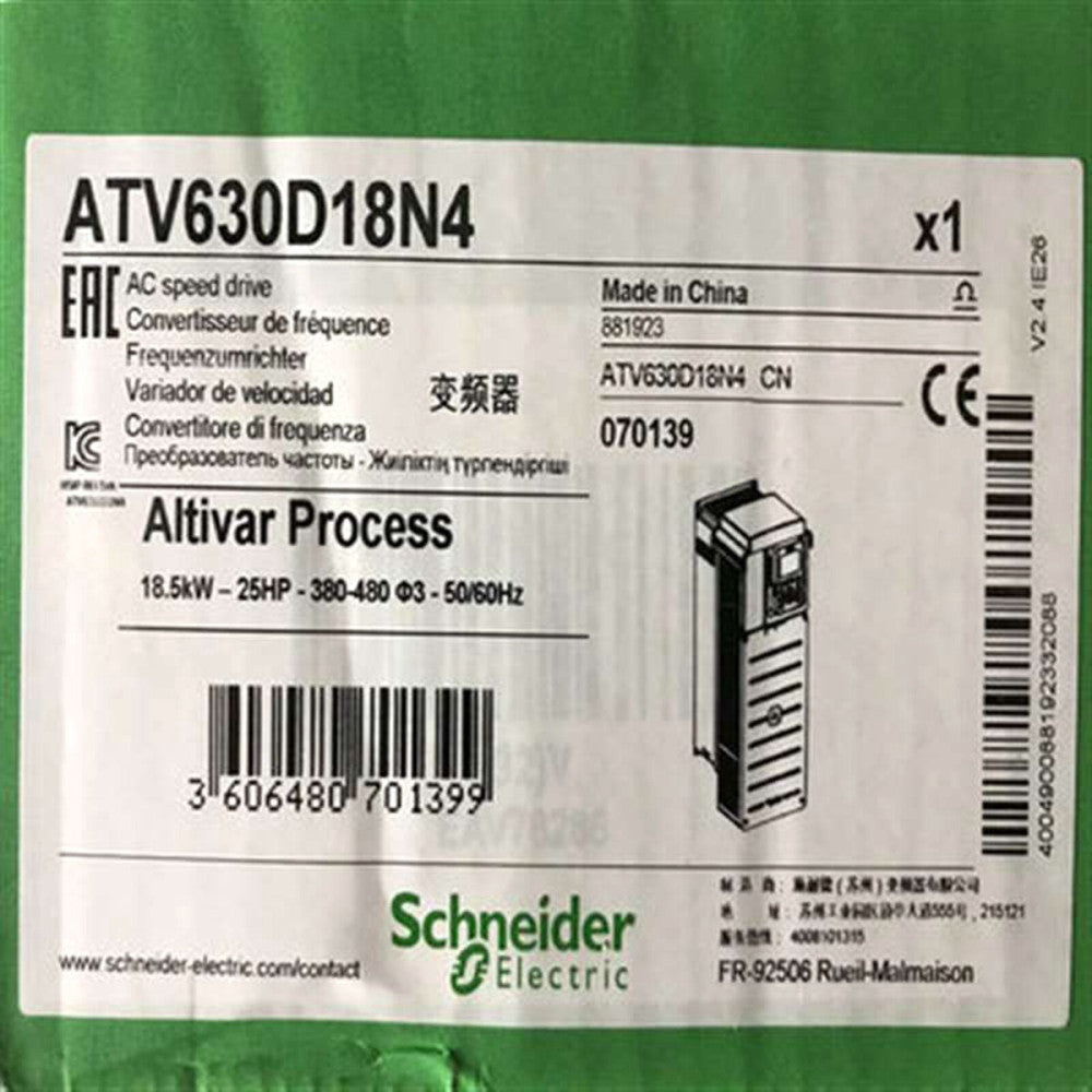 One Brand New Schneider ATV630D18N4 Inverter ATV630D18N4