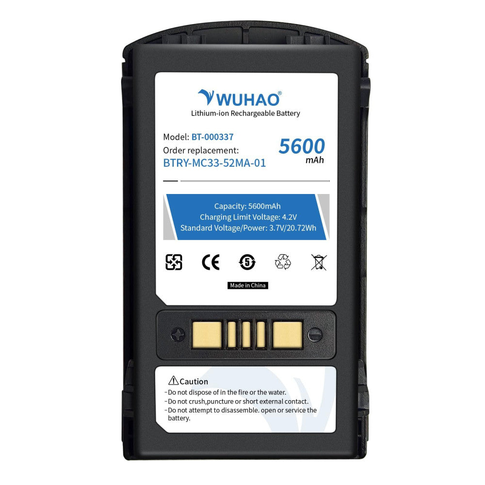 MC3300 Battery BT-000338 BT-000337 Upgraded 5600mAh for Zebra MC3300 MC330K M...