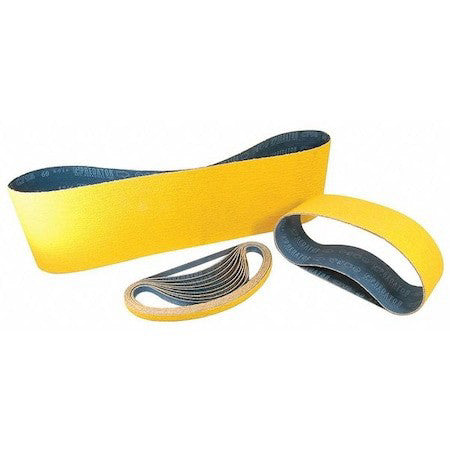 Arc Abrasives 71-040024008 Sanding Belt, 4 In W, 24 In L, Coated, Ceramic, 120