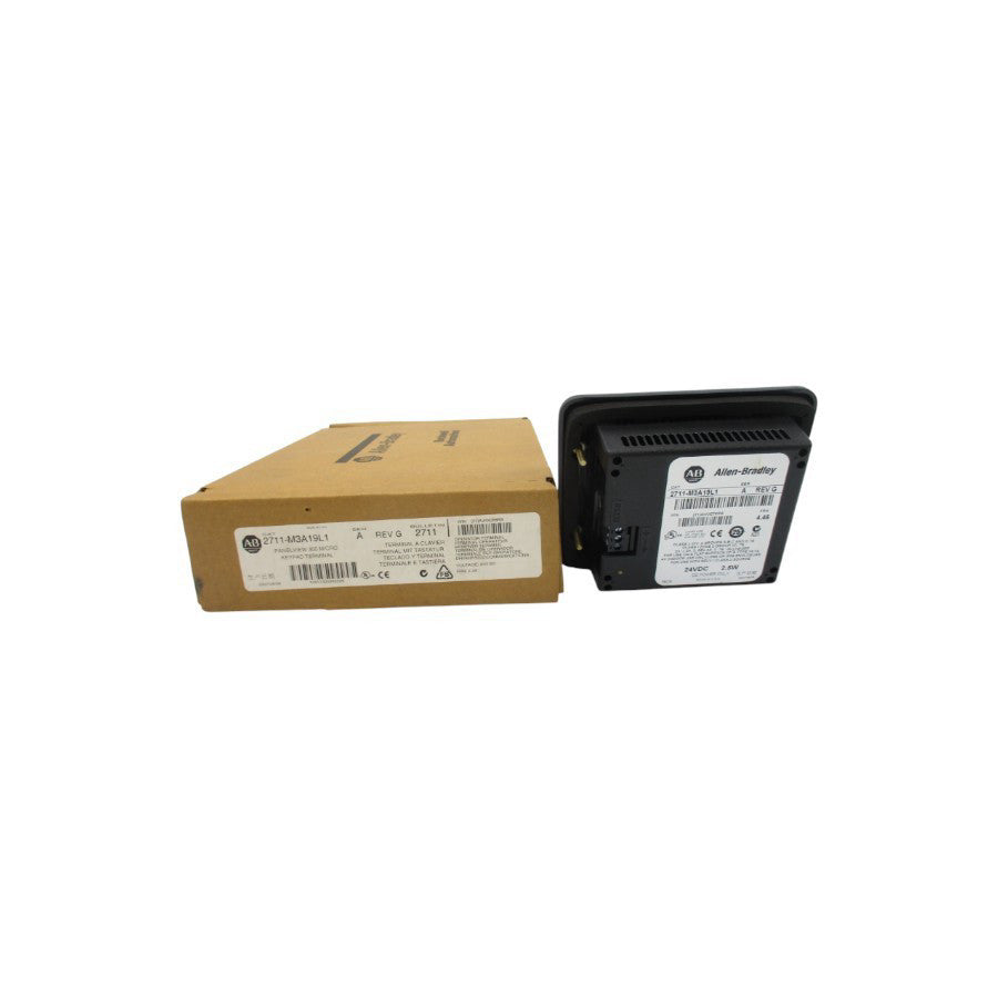 ALLEN BRADLEY 2711-M3A19L1 SER. A F/W 4.46 24VDC REV. G NSMP