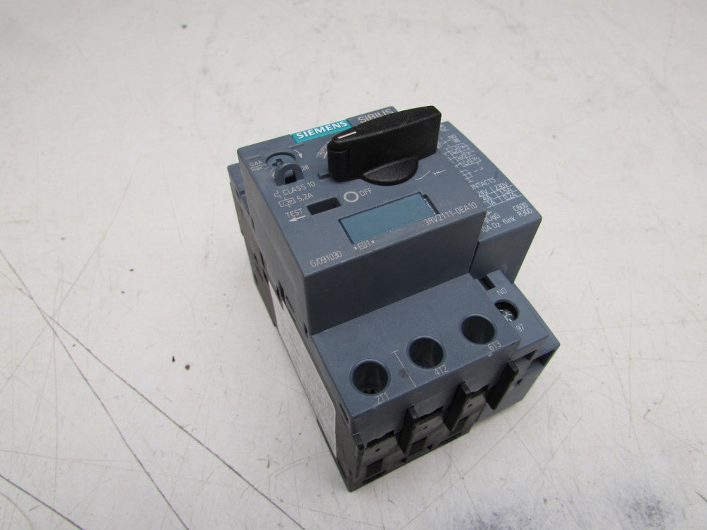 SIEMENS 3RV2111-0EA10 SIRIUS MANUAL MOTOR STARTER 600V 0.4FLA MAX NICE USED M/O