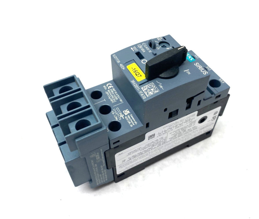 Siemens 3RV2011-1FA10 SIRIUS Motor Protector Circuit Breaker Frame Size S00 5A