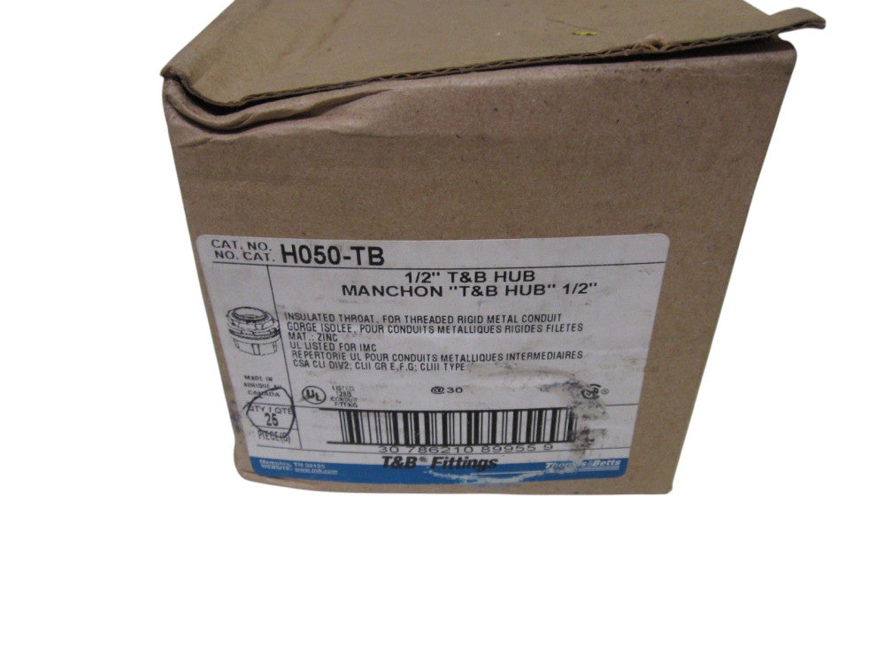 THOMAS & BETTS LOT OF 11 H050-TB 1/2" HUB NSMP
