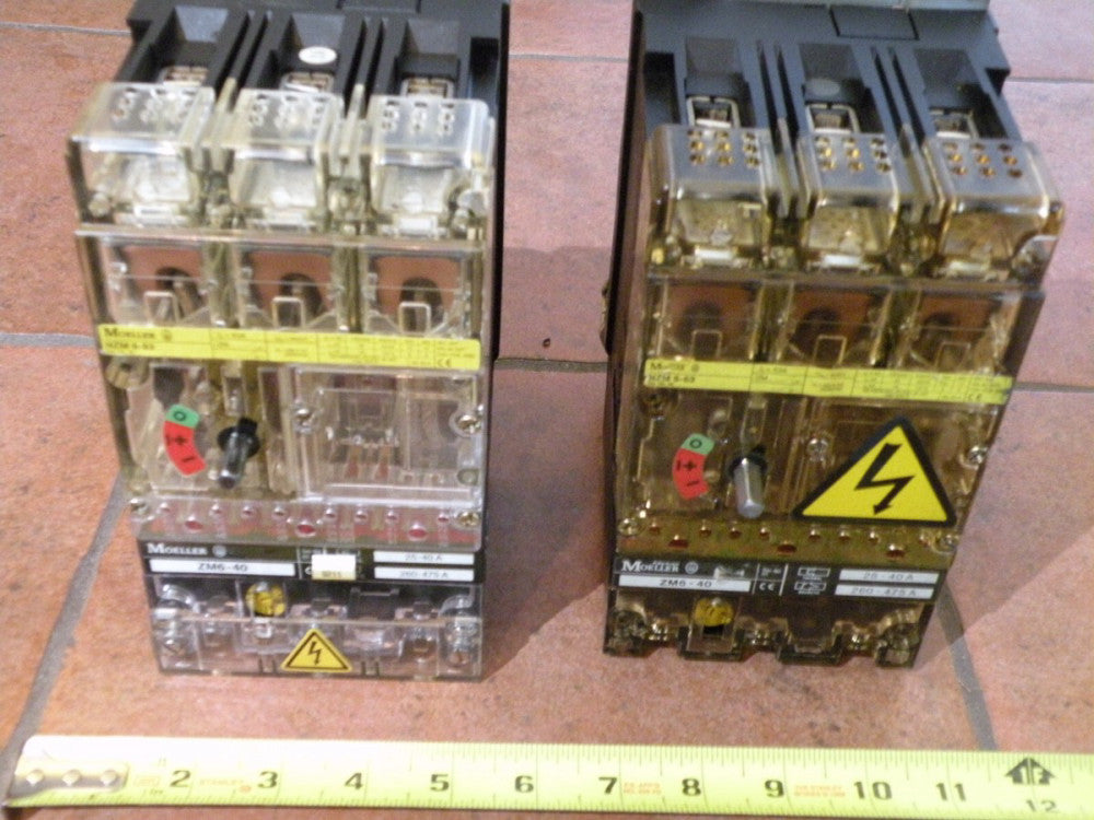 (1) Klockner-Moeller Breaker NZM6-63 w/ ZM6-40