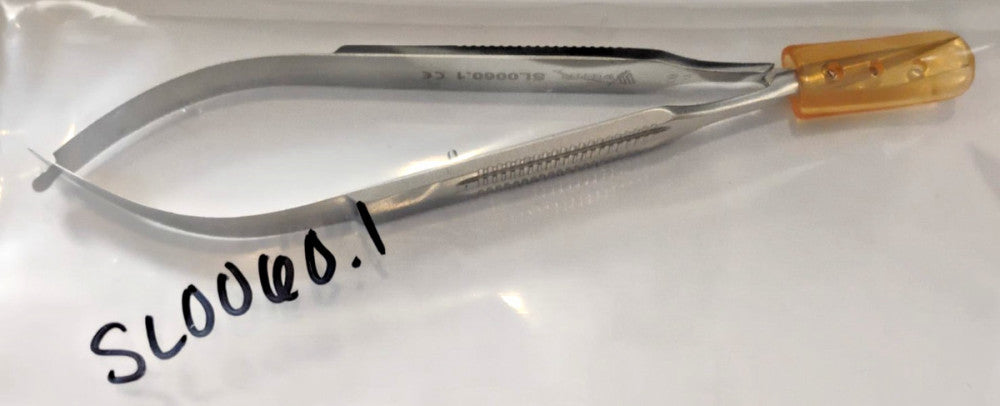 Westcott Tenotomy Scissors - Curved blades w/Sharp tips, Flat Wide Handle, Stain