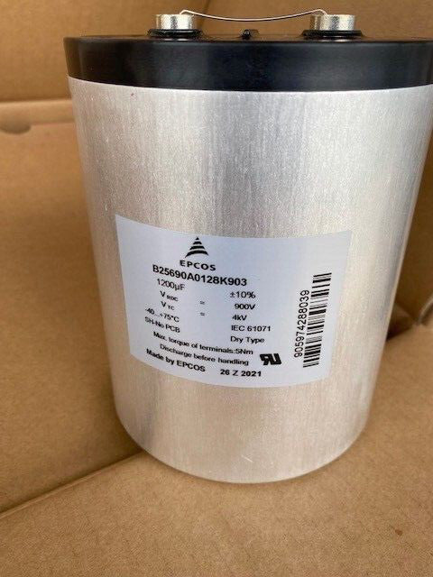 Epcos B25690A0128K903 Film Capacitor 900VDC 1200uF (NEW)