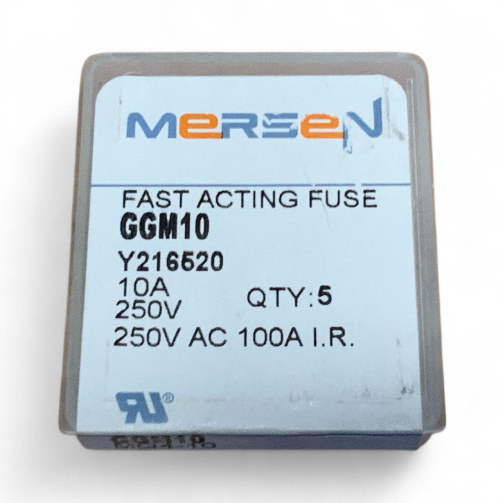 5 MERSEN GGM10 FAST ACTING Fuse 10 AMP 250 VAC