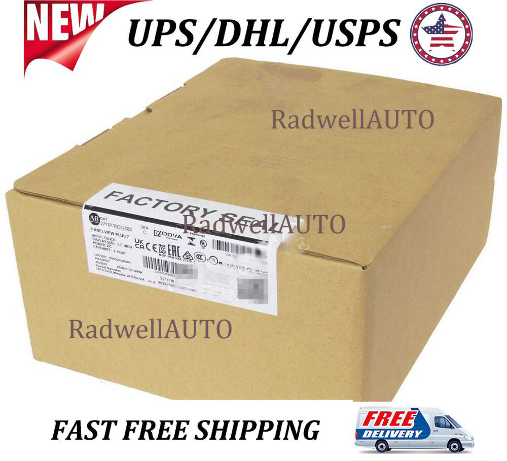 AB 2711P-T6C22D8S HMI PanelView Plus 7 Graphic Terminal Fast Shipping 1PCS