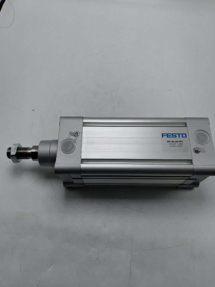 NEW Festo DNC-80-100-PPV Pneumatic Cylinder 80mm Bore  100mm Stroke 