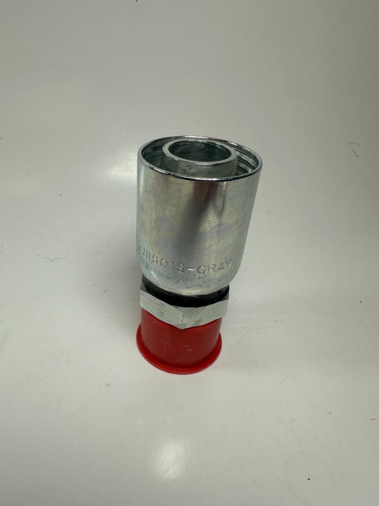 1" Male Hose End for Parker Hose  IIISQ16-Gray  2500/3000 PSI - New Fast Ship