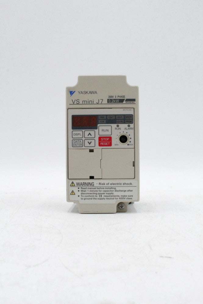 Yaskawa Electric CIMR-J7AA20P2 VS Mini J7 Drive