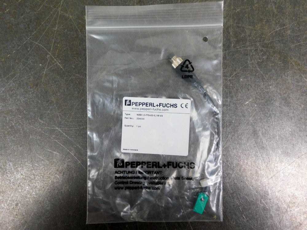 Pepperl + Fuchs 224030 Proximity Switch Sensor NBB1,5-F79-E0-0,1M-V3