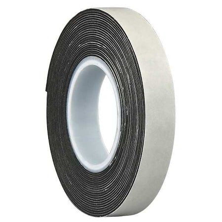 3M 4466 Double-Sided Foam Tape, 1 In W, 5 Yd L, 1/16 In, Polyethylene Foam,