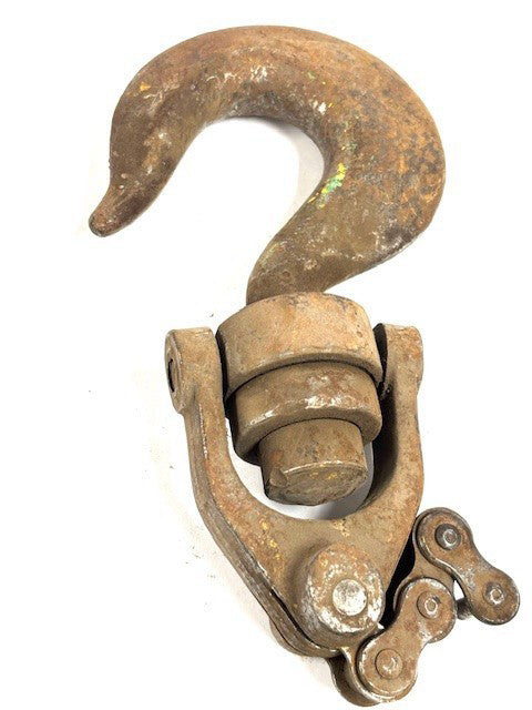 VINTAGE HEAVY DUTY 4-5/8 SWIVEL HOIST HOOK