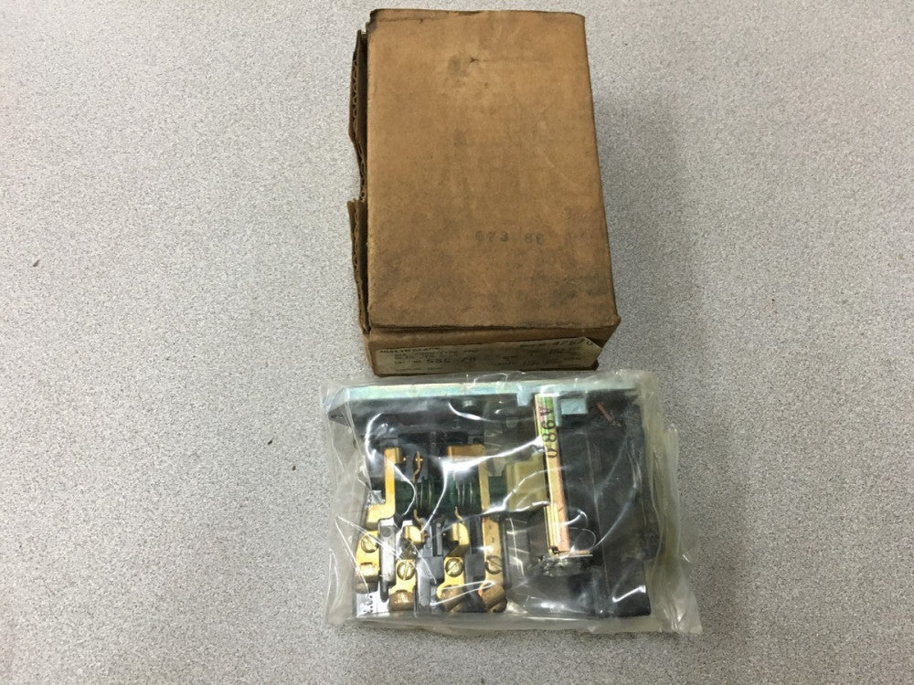 NEW IN BOX JOSLYN CLARK RELAY 5SG-76 WITH KPMF-1 AUXILIARY CONTACT