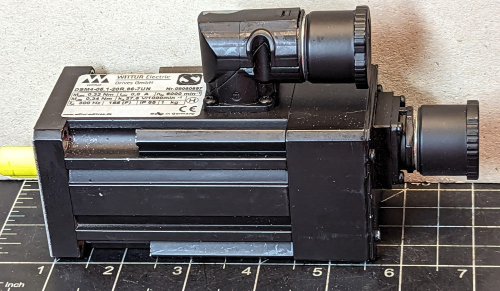 Wittur Electric DSM4-05.1-20R.96-7UN Servo Drive Motor Used Un-Tested [B8BC]