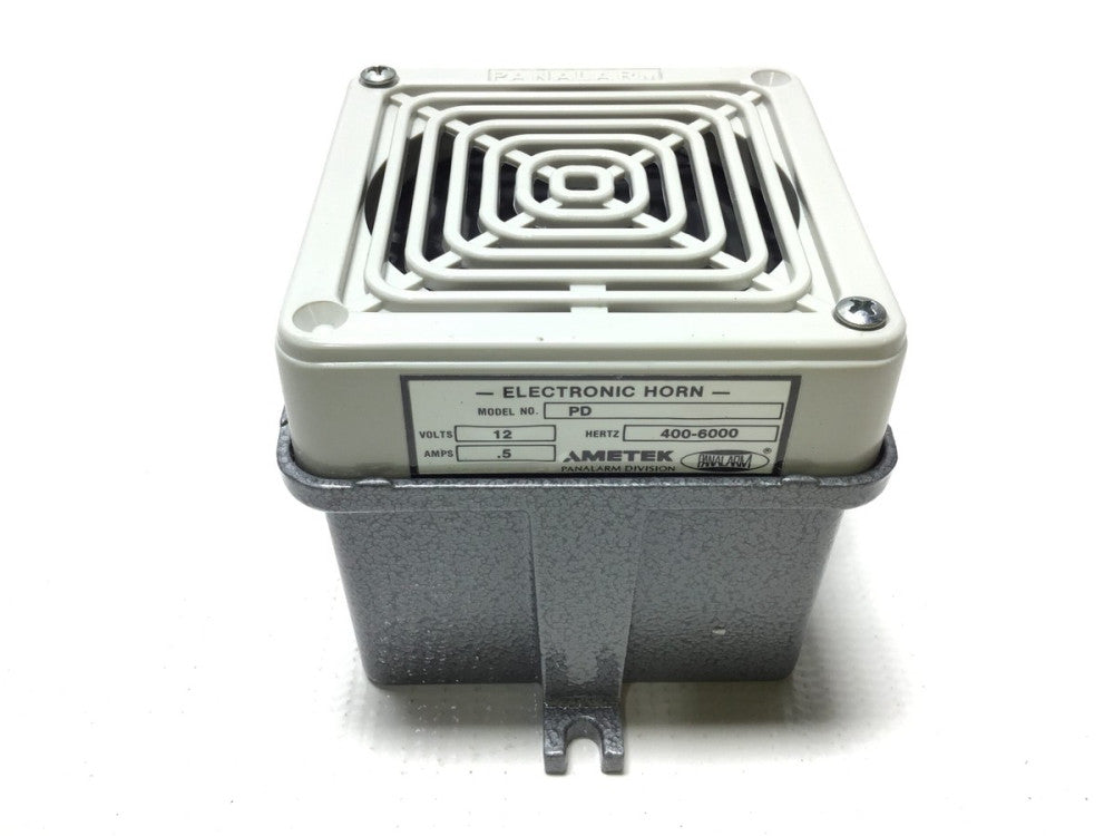 Ametek Panalarm PD Eletronic Horn 400-6000Hertz 12Volts .5Amps