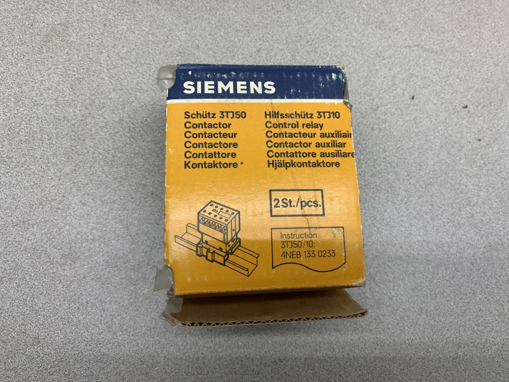 NEW IN BOX SIEMENS CONTACTOR 3TJ10 02-0BB4