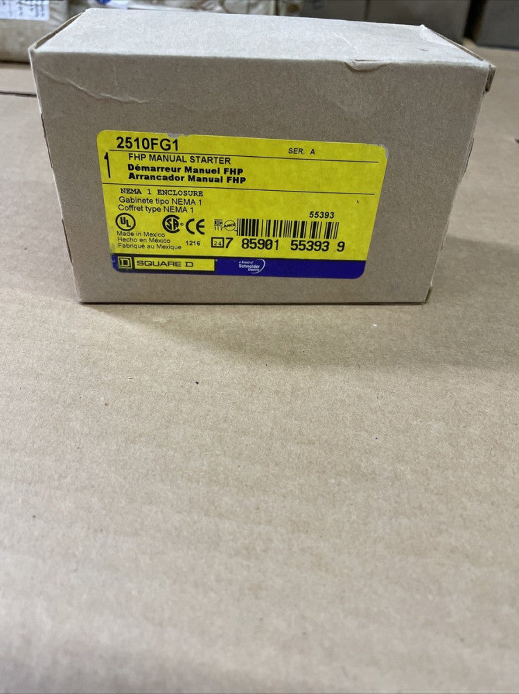 NEW Square D 2510FG1 Series A FHP Manual Starter