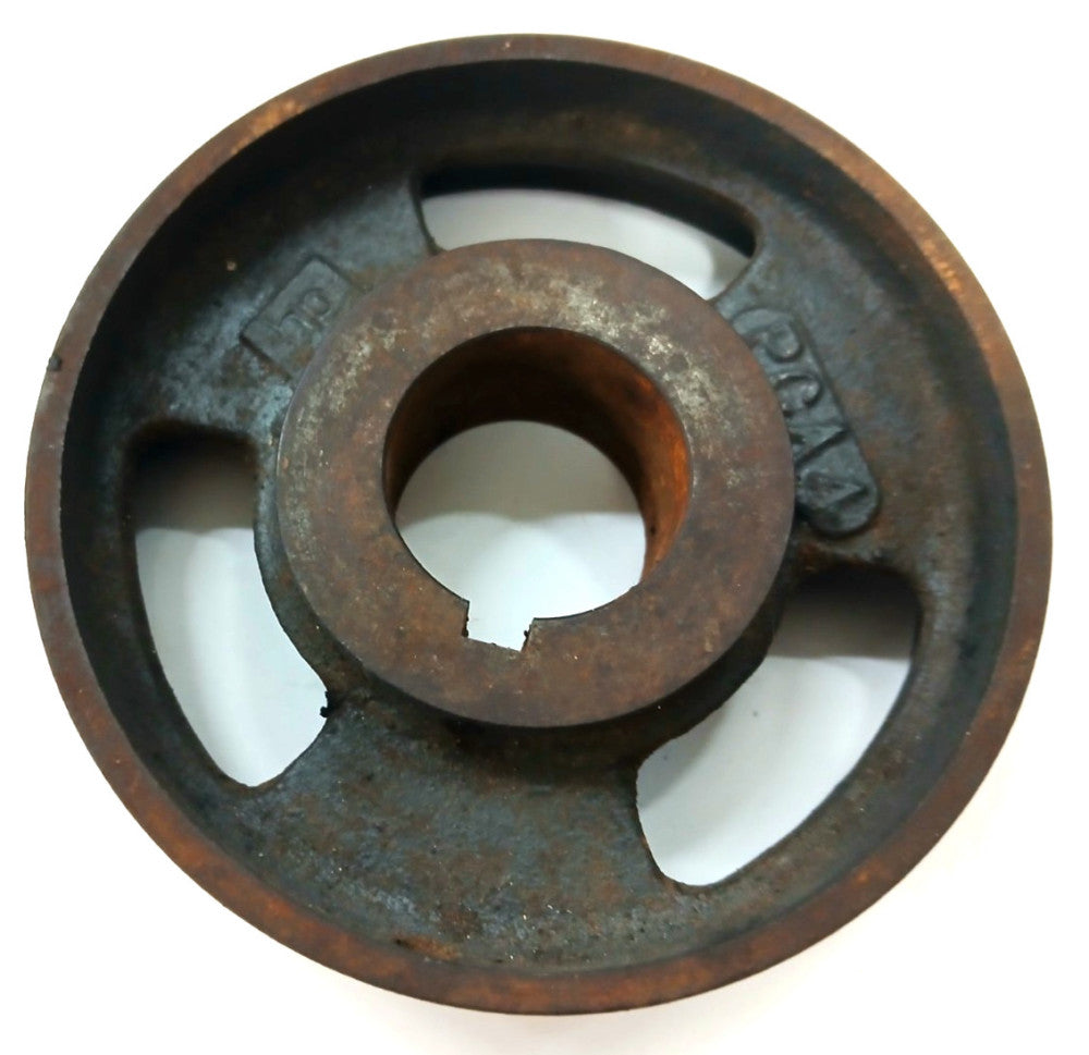 HP 4" PCA4 CAST IRON BELT PULLEY HUB OD 1-1/4" ID 1-3/16" KEYWAY 1/4"
