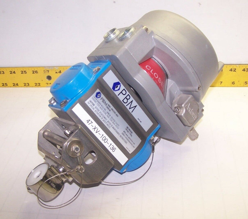 PBM 1/2" SANITARY PNEUMATIC ACTUATED BALL VALVE  PAVCL253S-0063