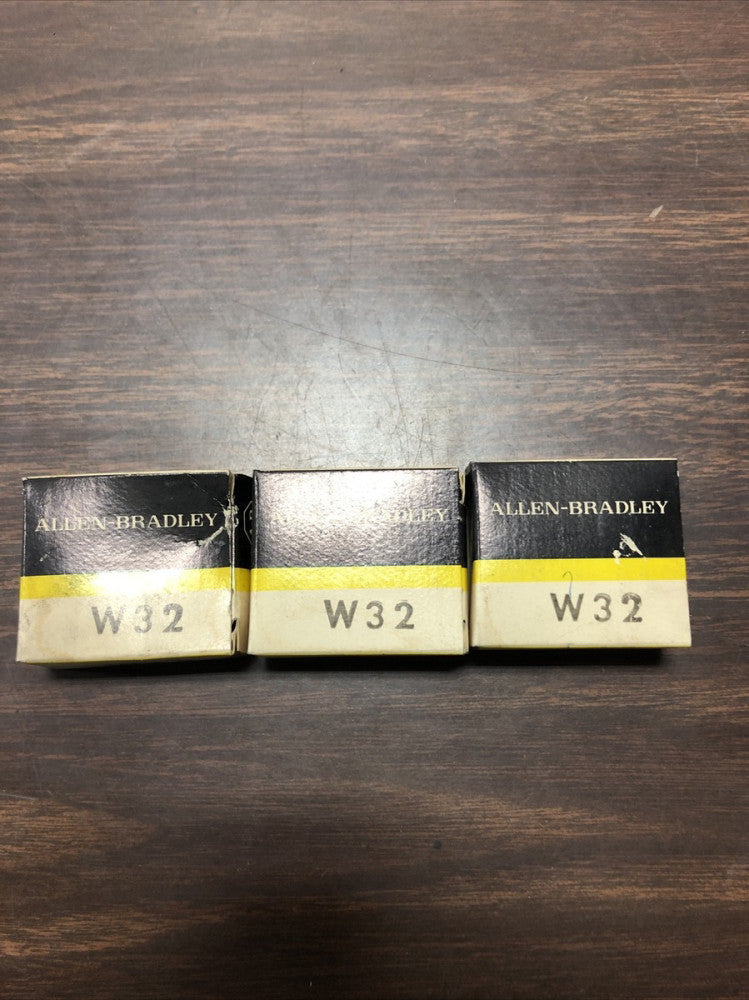 Lot of 3 New Allen Bradley W32 NEMA Overload Relay Heater Elements