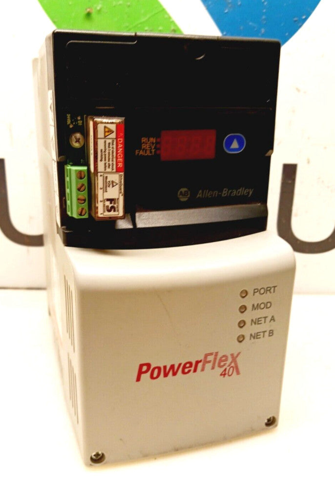 ALLEN BRADLEY 22D-D4P0N104 POWER-FLEX 40 AC DRIVE 1.5KW 2HP 380/480V 3-PH