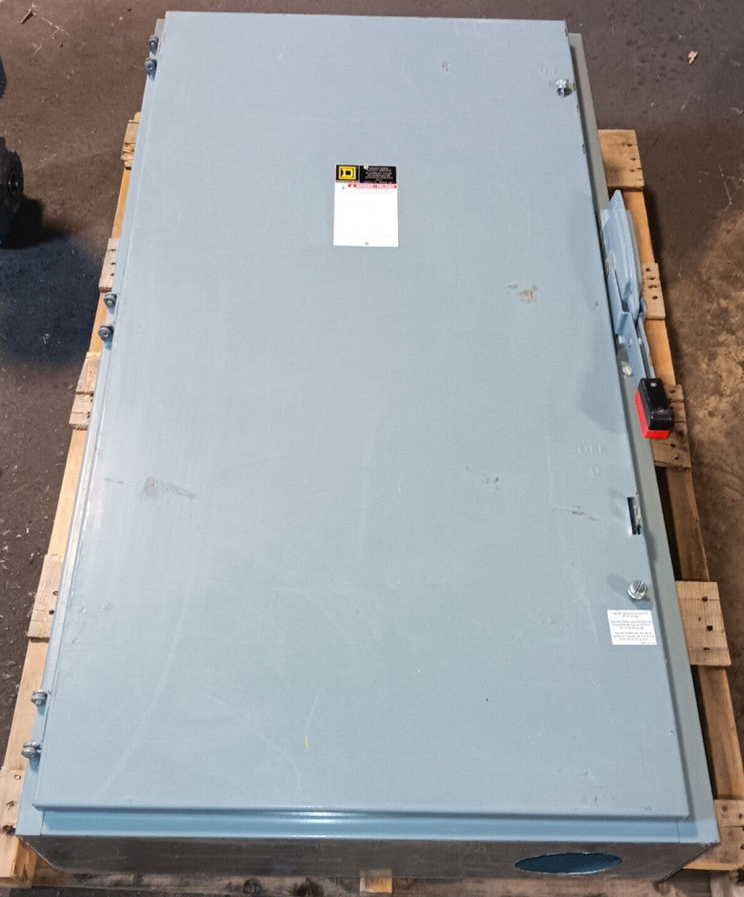 SQUARE D HU365 400 AMP SAFETY SWITCH DISCONNECT 3 POLE NON-FUSED 600 VAC/DC