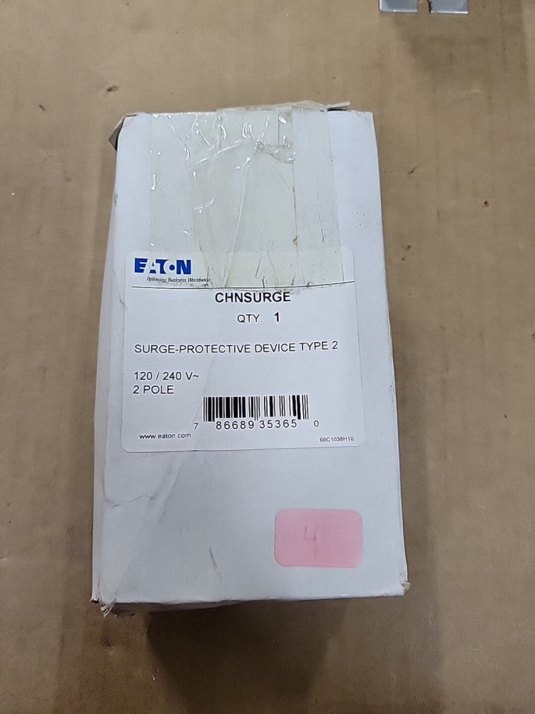 New Old Stock! Eaton CHNSURGE Type 2 SPD Surge Protector 2P 120/240V