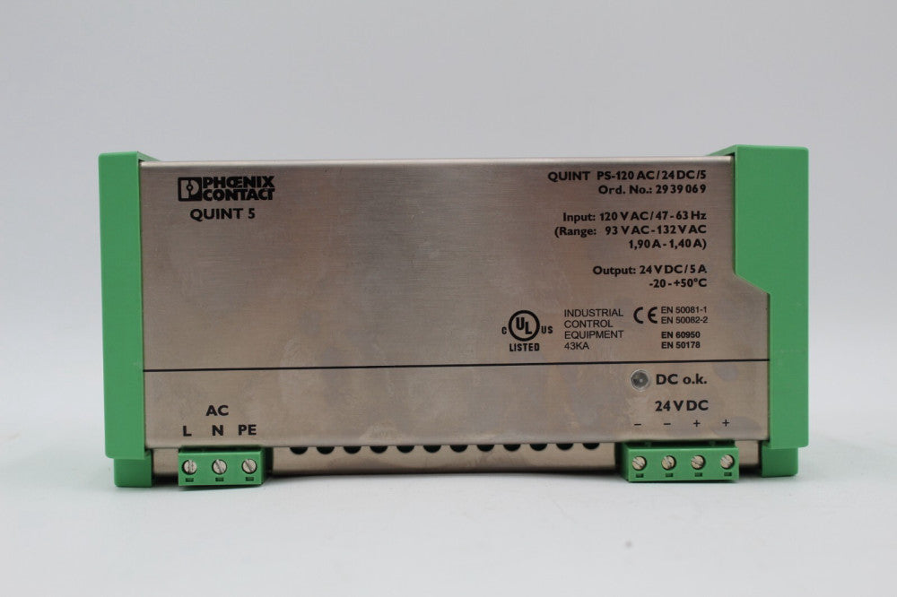 Phoenix Contact 78-103-4300 QUINT-PS-120AC/24DC/5 Power Supply
