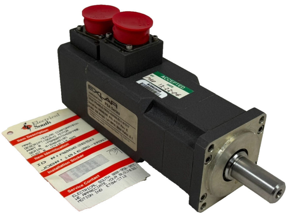 EXLAR PSA60-5-TRXG-SMM6-EC1-01217 SERVO MOTOR PSA 01217 325V 1.61A REFURBISHED