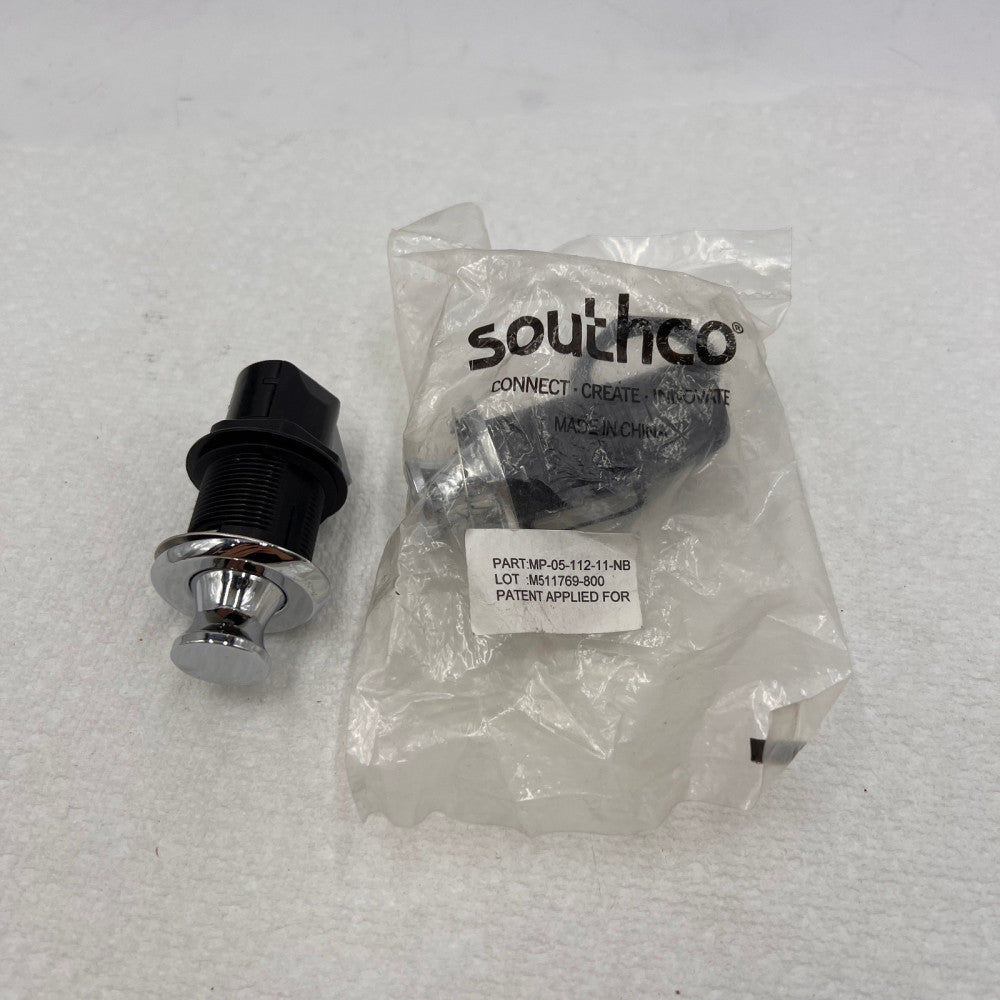 Lot of 2 Southco Push To Close Latch Point - Chrome [MP-05-112-11]