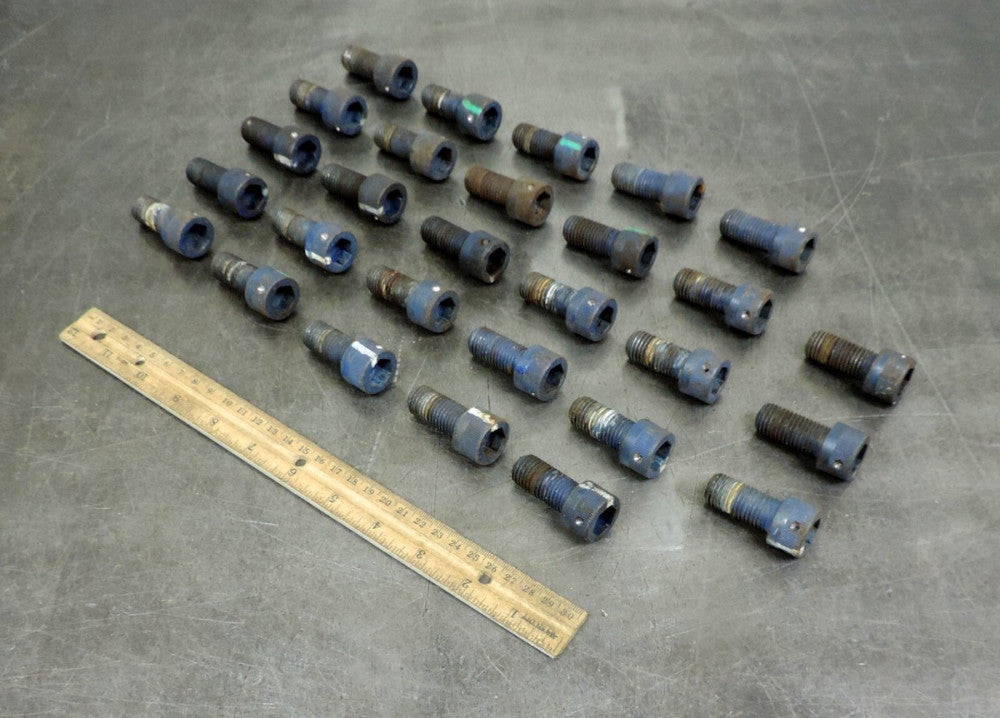 Industrial Socket Head Metric Cap Allen Bolt M18 x 35MM Lot of Twenty Eight (28)