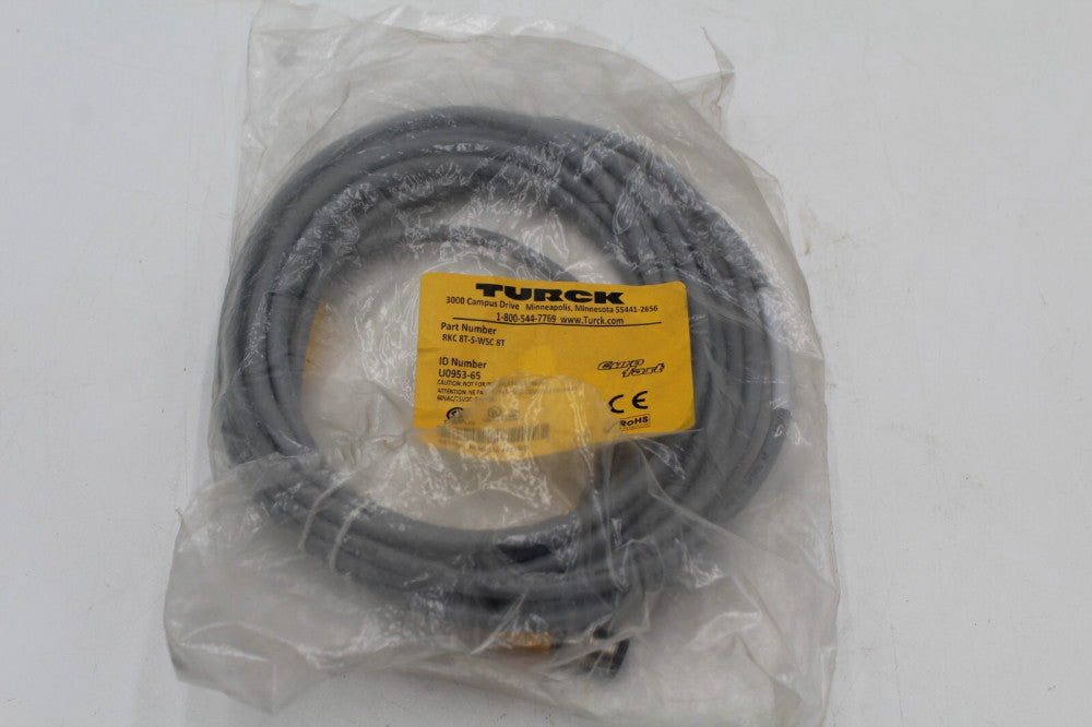 Turck RKC8T-5-WSC8T Eurofact Cordset 8-pin