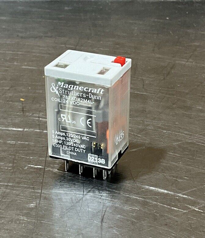 MAGNECRAFT & STRUTHERS-DUNN 782XDX2M4L-24D 07019722 ICE-CUBE GEN. PWR 5A RELAY