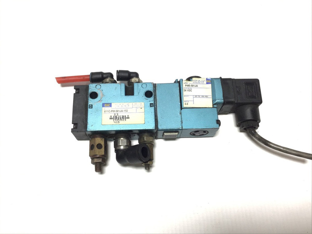MAC 811C-PM-501JA-152 Solenoid Valve with PME-501JA 24VDC