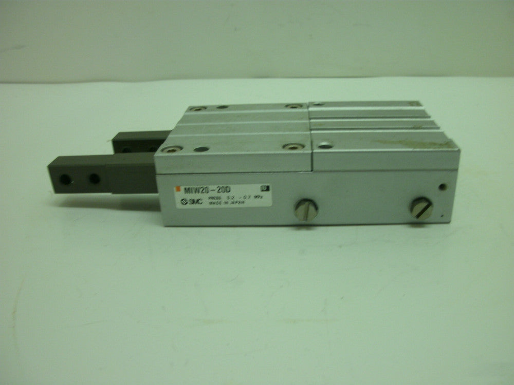 SMC MIW20-20D SLIDER GUIDE CYLINDER BORE 20MM STROKE 20MM DOUBLE FINGER NNB