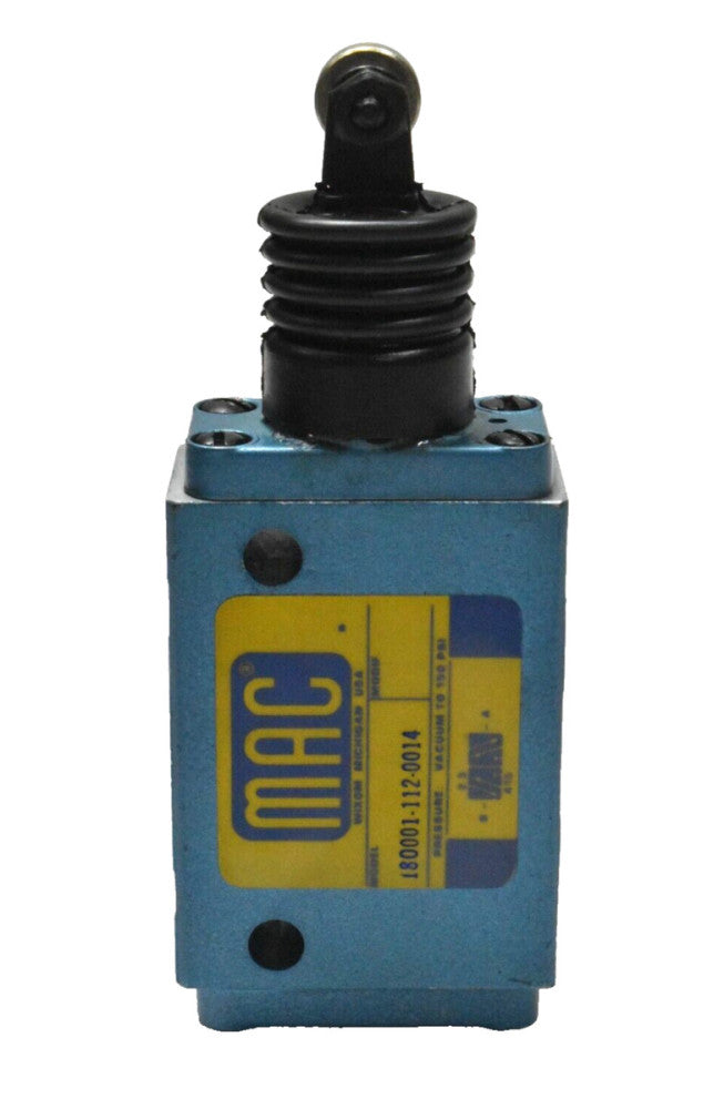 MAC Valves 180001-112-0014 Solenoid Valve with Roller Lever 150 PSI