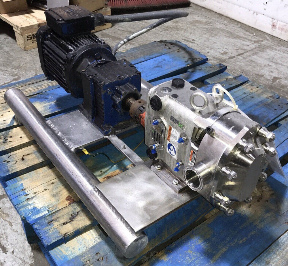 2018 Waukesha SPX 018 U2 Positive Displacement Rotary Pump, Stainless Steel