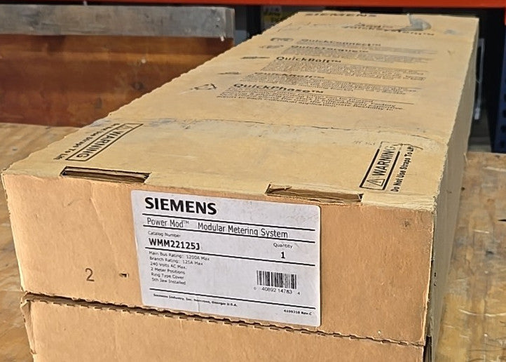 NEW Siemens PowerMod™  WMM22125J  MODULAR METERING SYSTEM