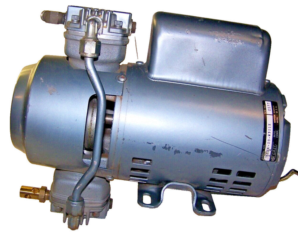 Gast 1/3 HP Compressor Piston Pump 120 VAC 3.6A 1 Phase 1725 RPM  3LBA-28-M321X