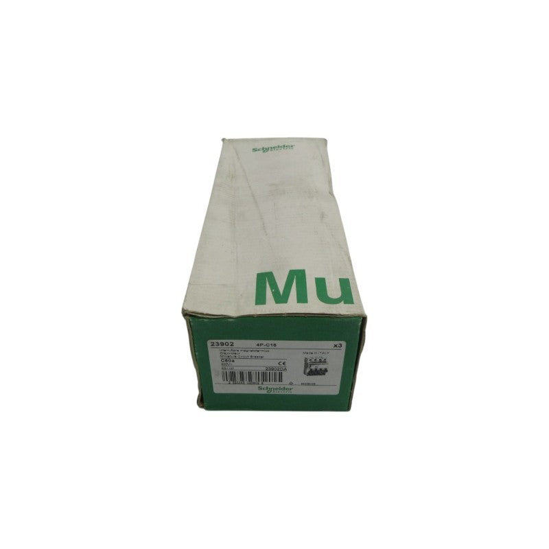 SCHNEIDER ELECTRIC C60A 23902 4P-C16 400V 16A (PKG OF 3) NSFS