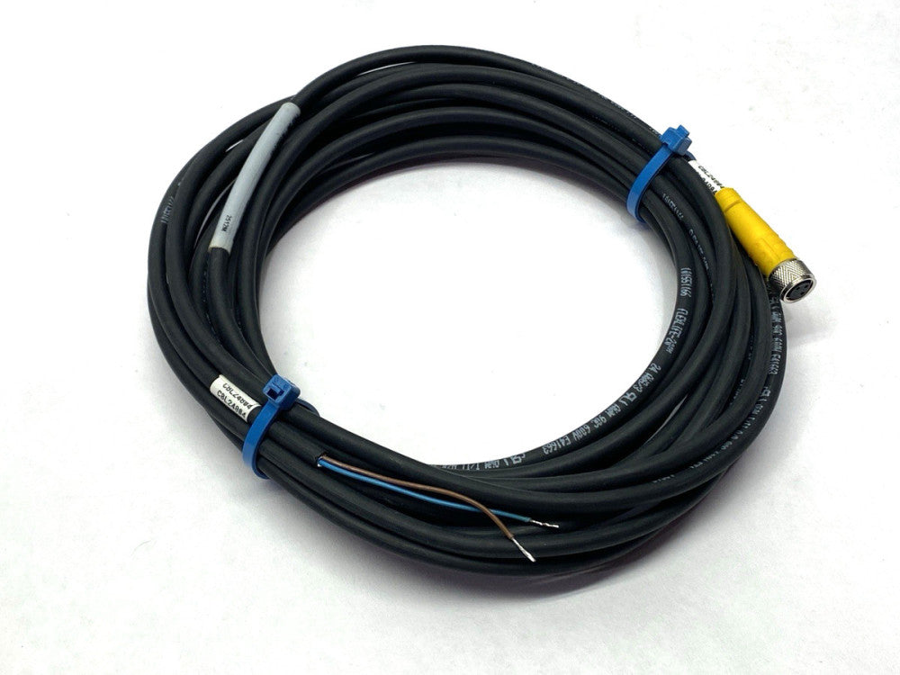 Turck PKG 3M-6/S90/S101 Single-Ended M8 3-Pin Female Cordset U2515-99 CUT TO 15'