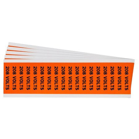 Brady 152480 Conduit And Voltage Sign And Labels,Pk5