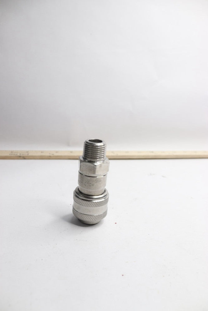 Dixon Pneumatic Automatic Male Threaded Coupler D-Series 1/2"