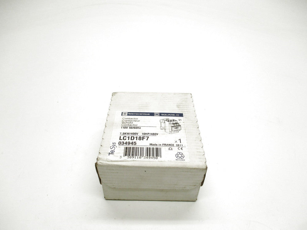 TELEMECANIQUE LC1D18F7 110V NSFS