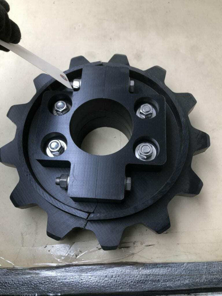 14" Composite 13 Tooth Conveyor Chain Sprocket 3-5/8" ID, 3-1/2" Pitch, 1" Wide