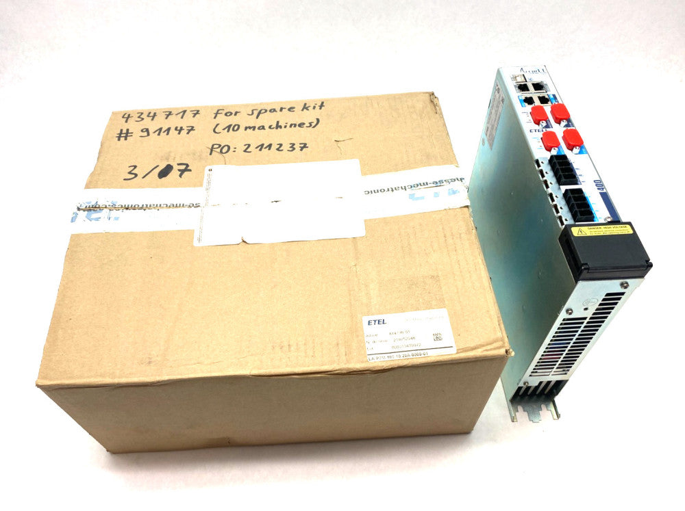 ETEL EA-P2M-400-10/20A-0000-01 AccurET Modular Position Controller 814736-01
