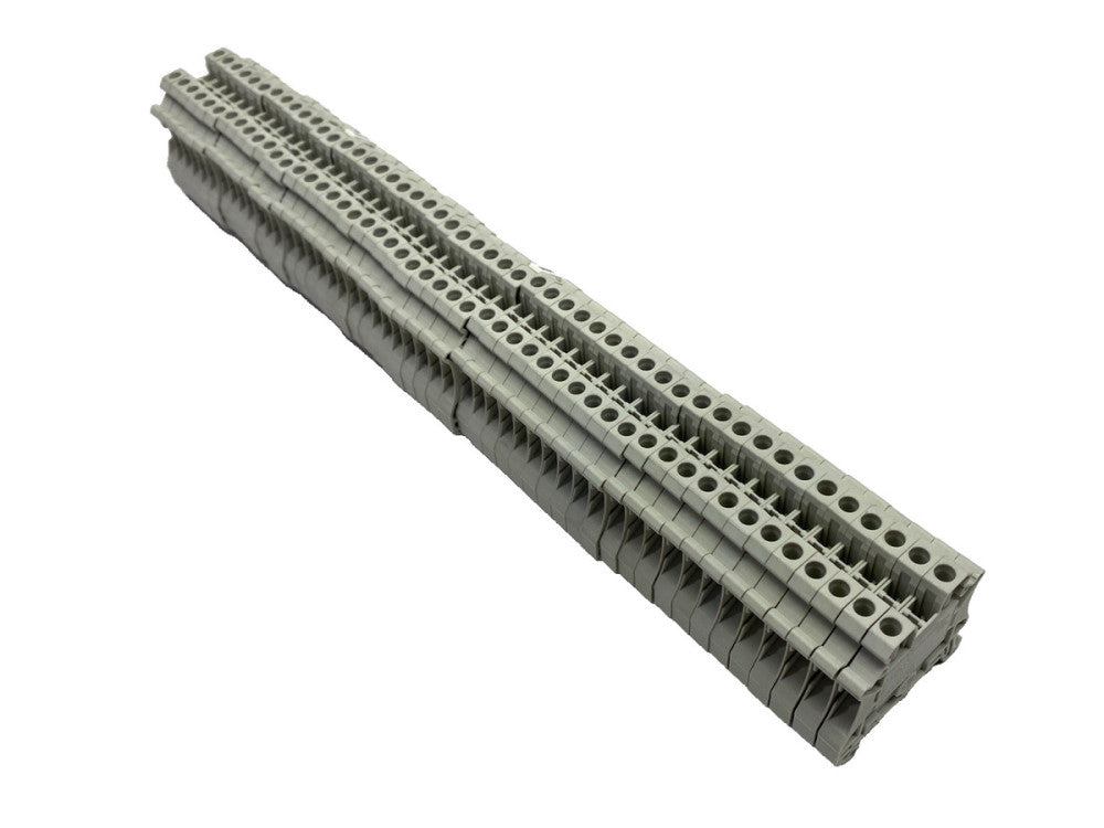 Siemens 8WH1000-0AG00 Feed-Through Type Terminal Block Gray 4mm LOT OF 49